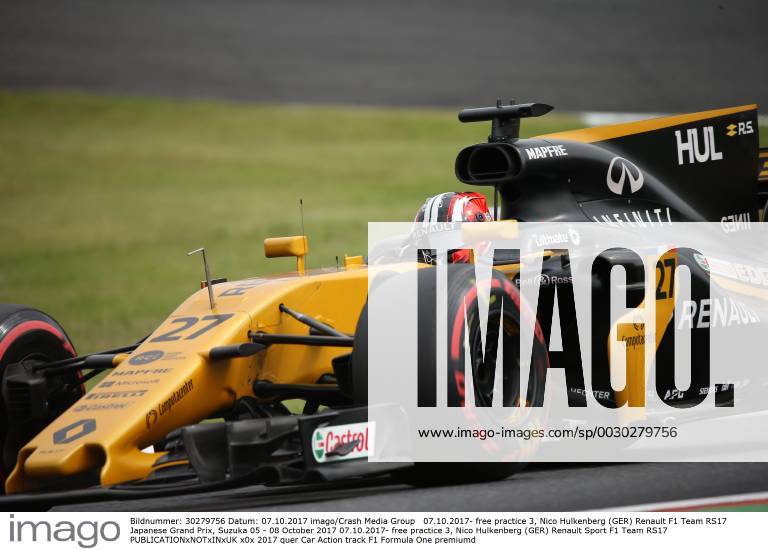 free practice 3, Nico Hulkenberg (GER) Renault F1 Team RS17 Japanese Grand Prix, Suzuka 05 - 08 October 2017 07.10.2017- free practice 3, Nico Hulkenberg (GER) Renault Sport F1 Team RS17