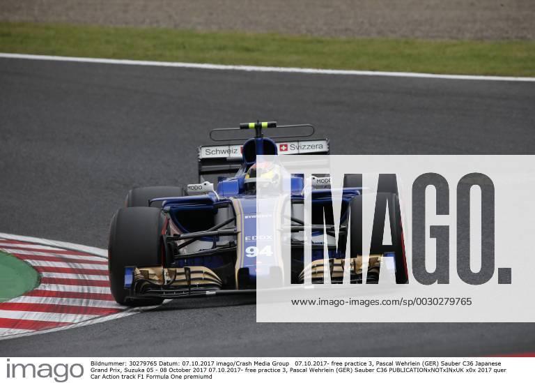 free practice 3, Pascal Wehrlein (GER) Sauber C36 Japanese Grand Prix, Suzuka 05 - 08 October 2017 07.10.2017- free practice 3, Pascal Wehrlein (GER) Sauber C36