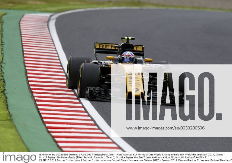 Motorsports: FIA Formula One World Championship WM Weltmeisterschaft 2017, Grand Prix of Japan, 30 Pierre Gasly (FRA, Renault Formula 1 Team), Suzuka Japan