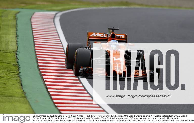 Motorsports: FIA Formula One World Championship WM Weltmeisterschaft 2017, Grand Prix of Japan, 14 Fernando Alonso (ESP, McLaren Honda Formula 1 Team), Suzuka Japan