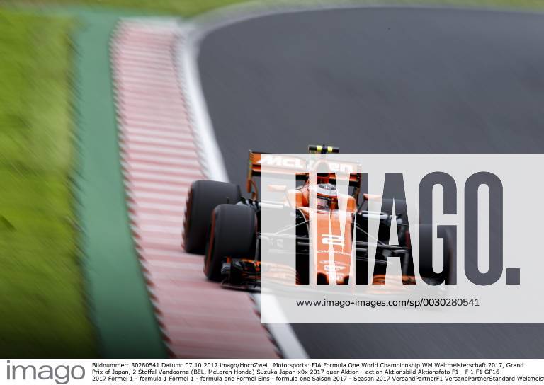 Motorsports: FIA Formula One World Championship WM Weltmeisterschaft 2017, Grand Prix of Japan, 2 Stoffel Vandoorne (BEL, McLaren Honda) Suzuka Japan
