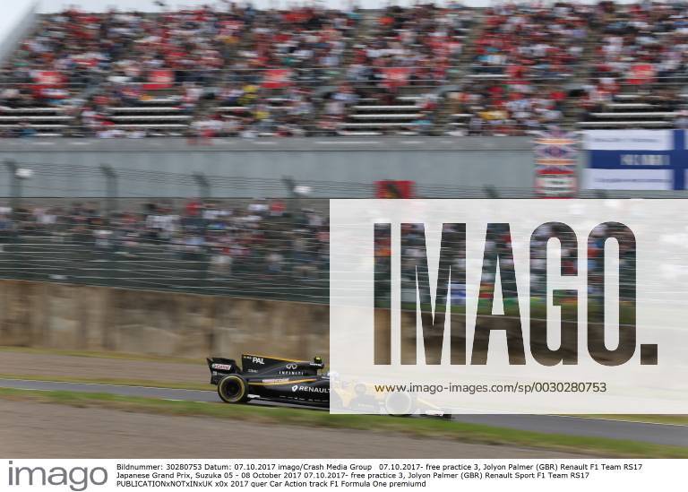 free practice 3, Jolyon Palmer (GBR) Renault F1 Team RS17 Japanese Grand Prix, Suzuka 05 - 08 October 2017 07.10.2017- free practice 3, Jolyon Palmer (GBR) Renault Sport F1 Team RS17