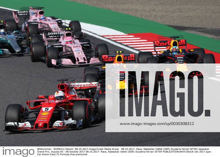 Race, Sebastian Vettel (GER) Scuderia Ferrari SF70H Japanese Grand Prix, Suzuka 05 - 08 October 2017 08.10.2017- Race, Sebastian Vettel (GER) Scuderia Ferrari SF70H