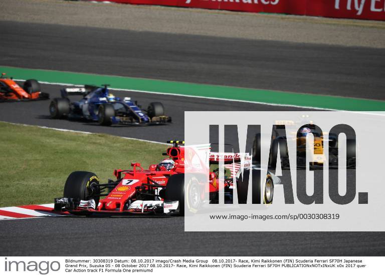 Race, Kimi Raikkonen (FIN) Scuderia Ferrari SF70H Japanese Grand Prix, Suzuka 05 - 08 October 2017 08.10.2017- Race, Kimi Raikkonen (FIN) Scuderia Ferrari SF70H