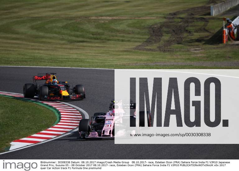 race, Esteban Ocon (FRA) Sahara Force India F1 VJM10 Japanese Grand Prix, Suzuka 05 - 08 October 2017 08.10.2017- race, Esteban Ocon (FRA) Sahara Force India F1 VJM10