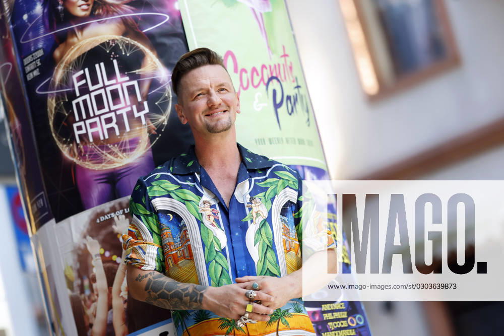 Pop singer Ben Zucker at a set date of the RTL series Unter Uns at MMC Studios Cologne, 11 09 2023 NRW Germany