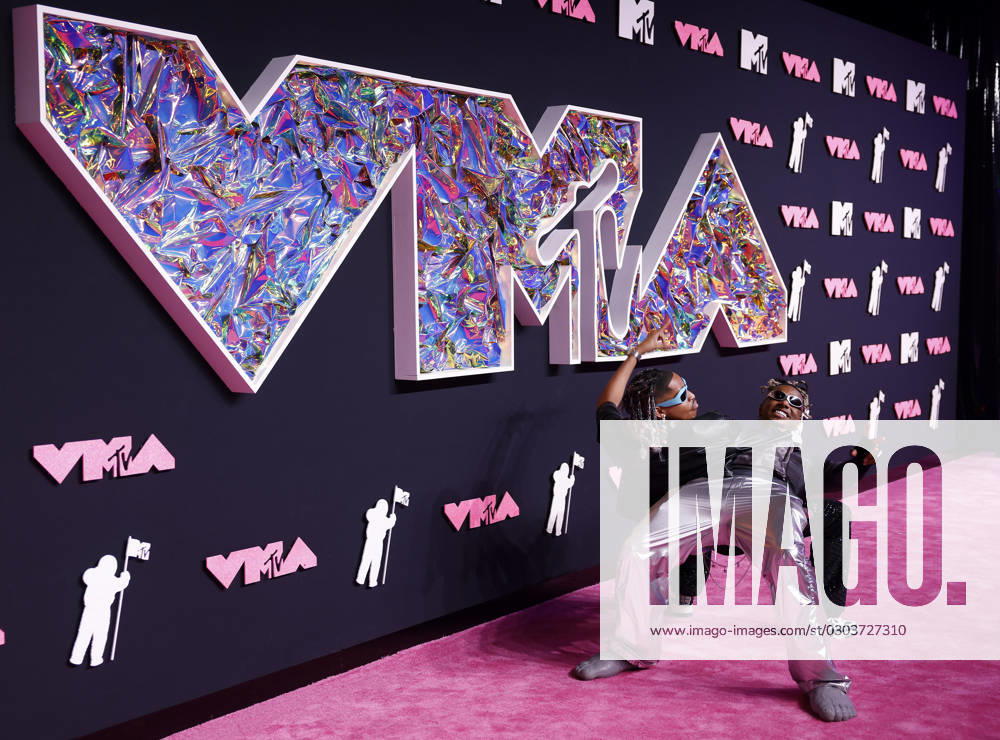 Bilder des Jahres 2023, Entertainment 09 September Entertainment Themen der Woche KW37 Fresh and Reckless arrive on the red carpet at the 2023 MTV Video Music Awards VMA s at the Prudential Center in Newark, New Jersey, on Tuesday, September 12, 2023. NYP20230912115 JOHNxANGELILLO