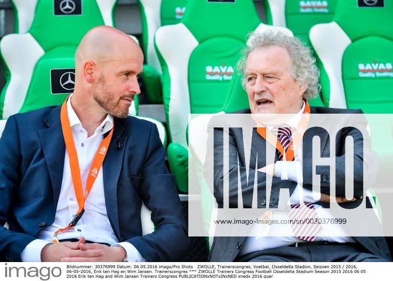 ZWOLLE Trainers Congress Football IJsseldelta Stadium Season 2015 2016 06 05 2016 Erik ten Hag and Wim Jansen Trainers Congress