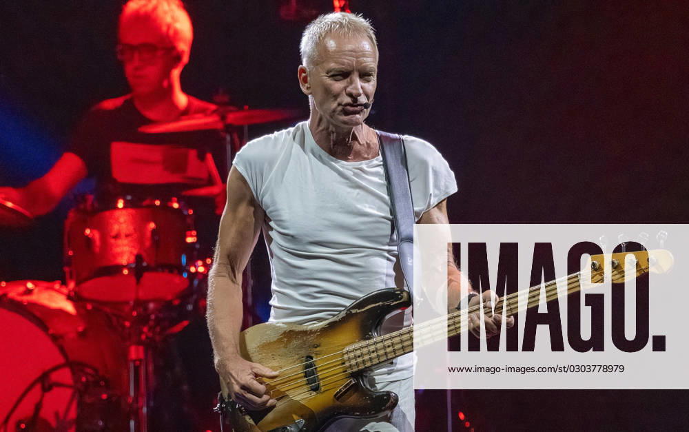 Sting performs on stage at the Hard Rock Live in the Seminole Hotel and Casino Hollywood, in Hollywood, Florida on Tuesday, September 12, 2023. MIA20230912131 GARYxIxROTHSTEIN