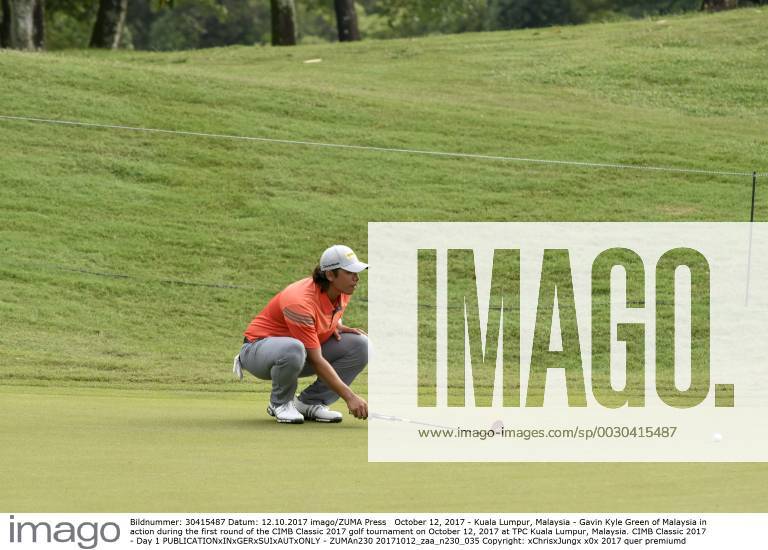 Kuala Lumpur, Malaysia - Gavin Kyle Green of Malaysia in action during the first round of the CIMB Classic 2017 golf tournament on October 12, 2017 at TPC Kuala Lumpur, Malaysia. CIMB Classic 2017 - Day 1 - ZUMAn230 20171012_zaa_n230_035
