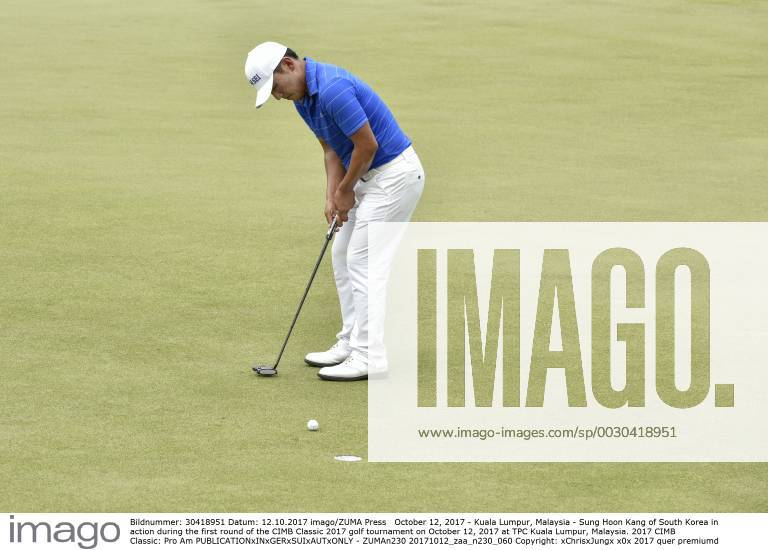 Kuala Lumpur, Malaysia - Sung Hoon Kang of South Korea in action during the first round of the CIMB Classic 2017 golf tournament on October 12, 2017 at TPC Kuala Lumpur, Malaysia. 2017 CIMB Classic: Pro Am - ZUMAn230 20171012_zaa_n230_060