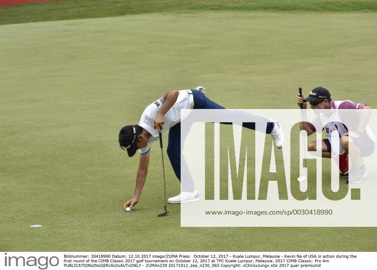 Kuala Lumpur, Malaysia - Kevin Na of USA in action during the first round of the CIMB Classic 2017 golf tournament on October 12, 2017 at TPC Kuala Lumpur, Malaysia. 2017 CIMB Classic: Pro Am - ZUMAn230 20171012_zaa_n230_065