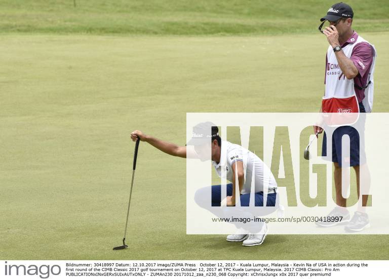 Kuala Lumpur, Malaysia - Kevin Na of USA in action during the first round of the CIMB Classic 2017 golf tournament on October 12, 2017 at TPC Kuala Lumpur, Malaysia. 2017 CIMB Classic: Pro Am - ZUMAn230 20171012_zaa_n230_068