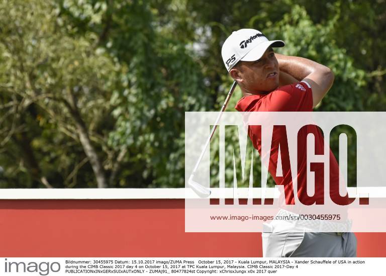 Kuala Lumpur, MALAYSIA - Xander Schauffele of USA in action during the CIMB Classic 2017 day 4 on October 15, 2017 at TPC Kuala Lumpur, Malaysia. CIMB Classic 2017-Day 4 - ZUMAj91_ 80477824st