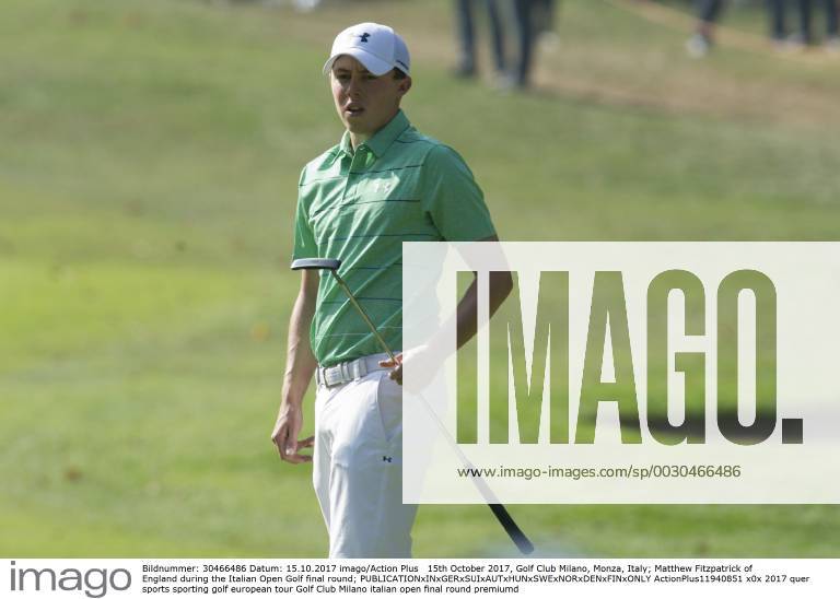 15th October 2017, Golf Club Milano, Monza, Italy; Matthew Fitzpatrick of England during the Italian Open Golf final round; ActionPlus11940851