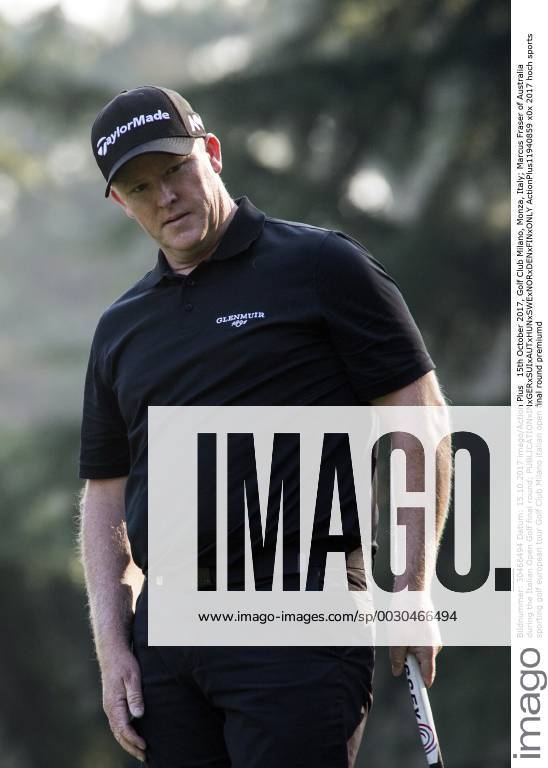 15th October 2017, Golf Club Milano, Monza, Italy; Marcus Fraser of Australia during the Italian Open Golf final round; ActionPlus11940859