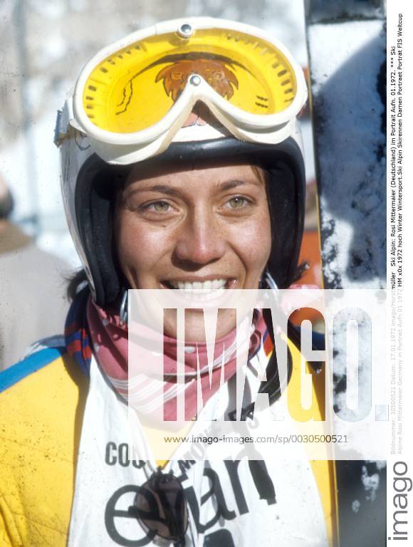 Ski Alpine Rosi Mittermaier Germany in Portrait Aufn 01 1972 HM