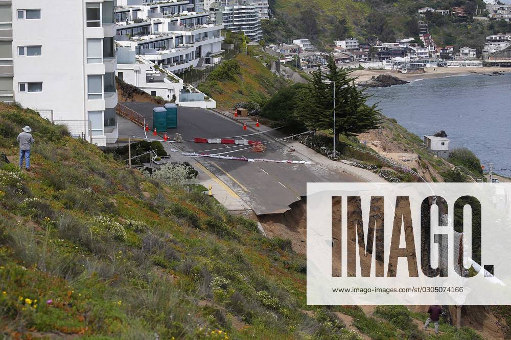Vina el Mar, September 21, 2023 Work on sinkhole affecting buildings in the Cochoa sector Sebastian Cisternas Aton Chile, Chile Aton 747809