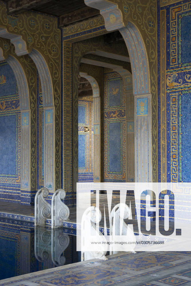 Indoor Venetian pool, Hearst Castle, San Simeon, California, United States of America, North America