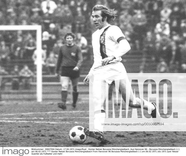 Günter Netzer Borussia Mönchengladbach From Hannover 96 Borussia Mönchengladbach 1 1 am 06 02 1971