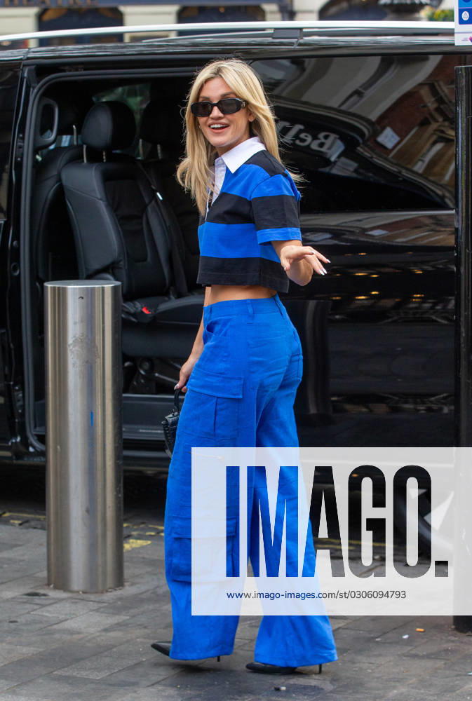 Singer, dancer and radio host ASHLEY ROBERTS is seen outside the Global Radio Studios. London United Kingdom - ZUMAs262 20230927_zip_s262_086