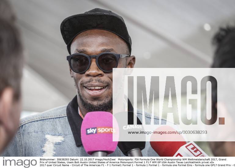 Motorsports: FIA Formula One World Championship WM Weltmeisterschaft 2017, Grand Prix of United States, Usain Bolt Austin United States of America