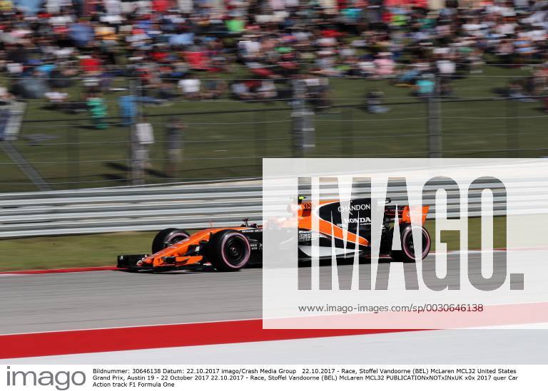 Race, Stoffel Vandoorne (BEL) McLaren MCL32 United States Grand Prix, Austin 19 - 22 October 2017 22.10.2017 - Race, Stoffel Vandoorne (BEL) McLaren MCL32