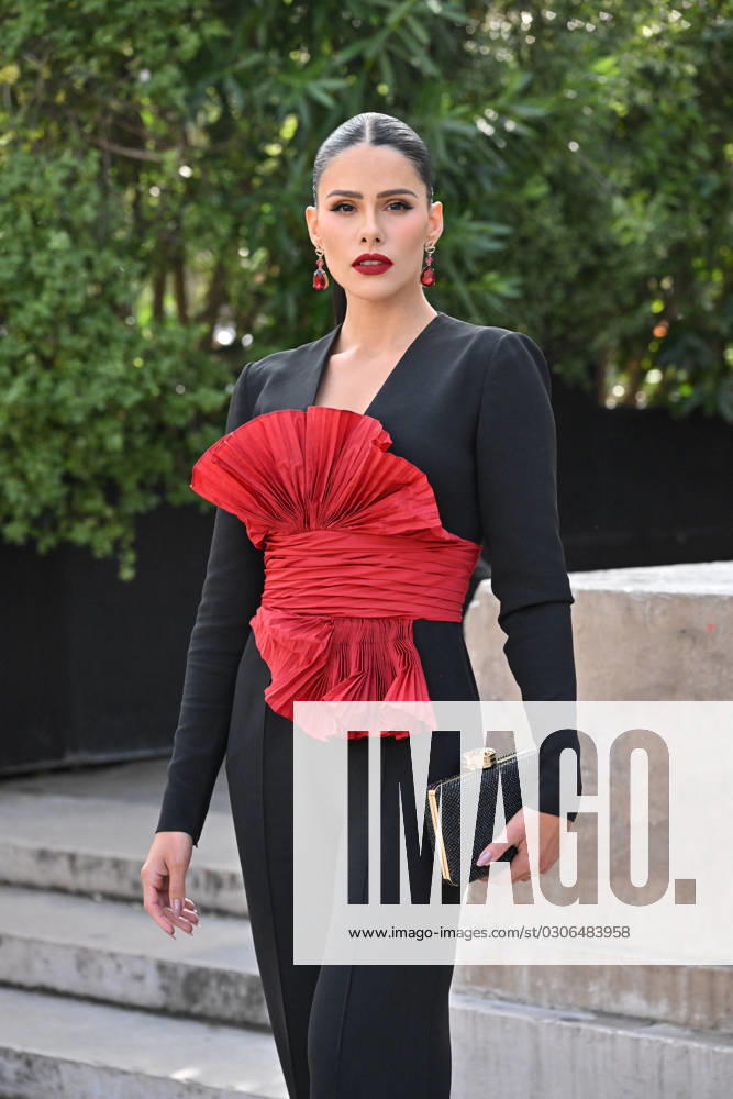 PFW Elie Saab Arrivals Dy Miryan attending the Elie Saab S S 2024 show during Paris Fashion Week on September 30, 2023 in Paris, France. Photo by Julien Reynaud APS-Medias ABACAPRESS.COM Paris France