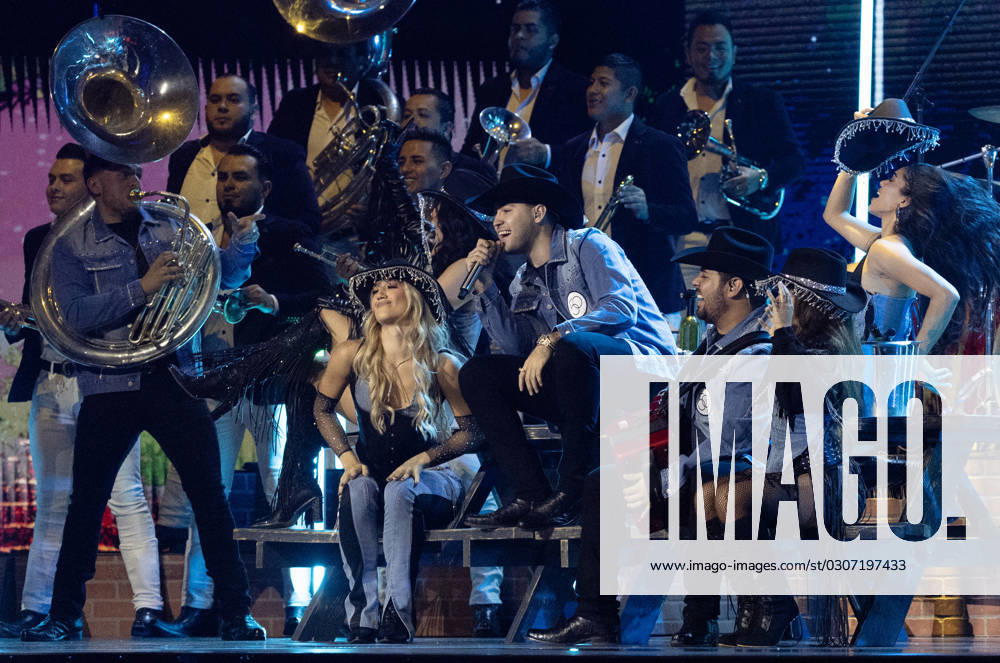 Calibre 50 performs at the 2023 Latin Billboard Music Awards at the University of Miami, Watsco Center, Thursday, October 05, 2023 in Coral Gables, Florida. MIA20231005158 GARYxIxROTHSTEIN