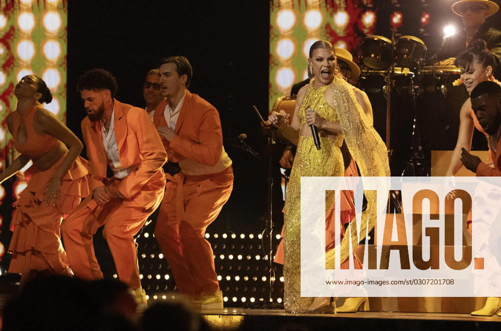Olga Tanon performs at the 2023 Latin Billboard Music Awards at the University of Miami, Watsco Center, Thursday, October 05, 2023 in Coral Gables, Florida. MIA20231005179 GARYxIxROTHSTEIN