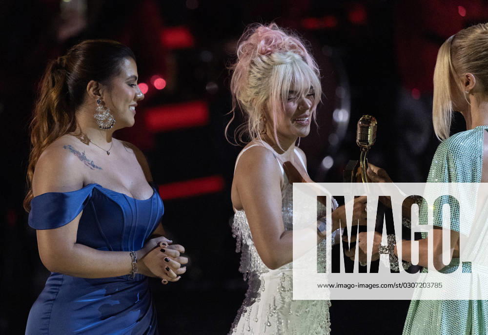 Karol G receives an award at the 2023 Latin Billboard Music Awards at the University of Miami, Watsco Center, Thursday, October 05, 2023 in Coral Gables, Florida. MIA20231005195 GARYxIxROTHSTEIN
