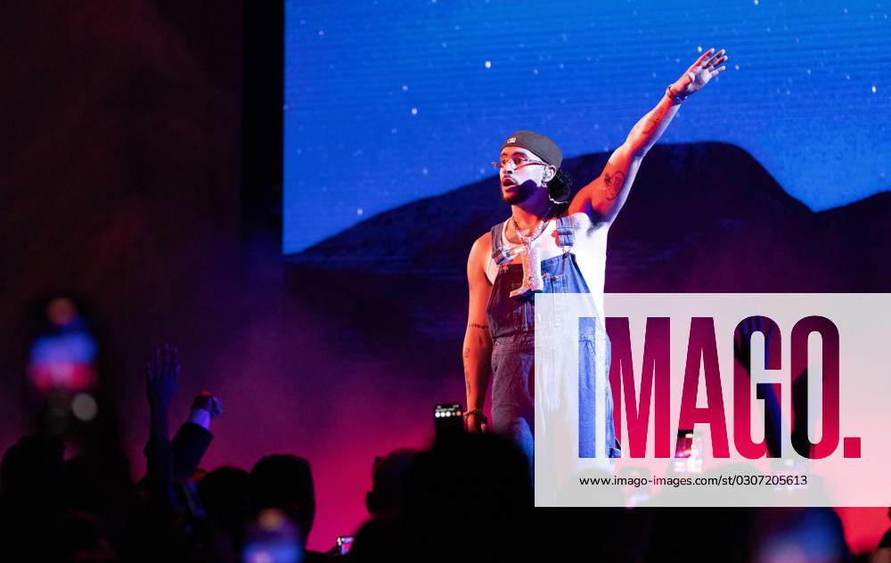 Bad Bunny performs at the 2023 Latin Billboard Music Awards at the University of Miami, Watsco Center, Thursday, October 05, 2023 in Coral Gables, Florida. MIA20231005203 GARYxIxROTHSTEIN