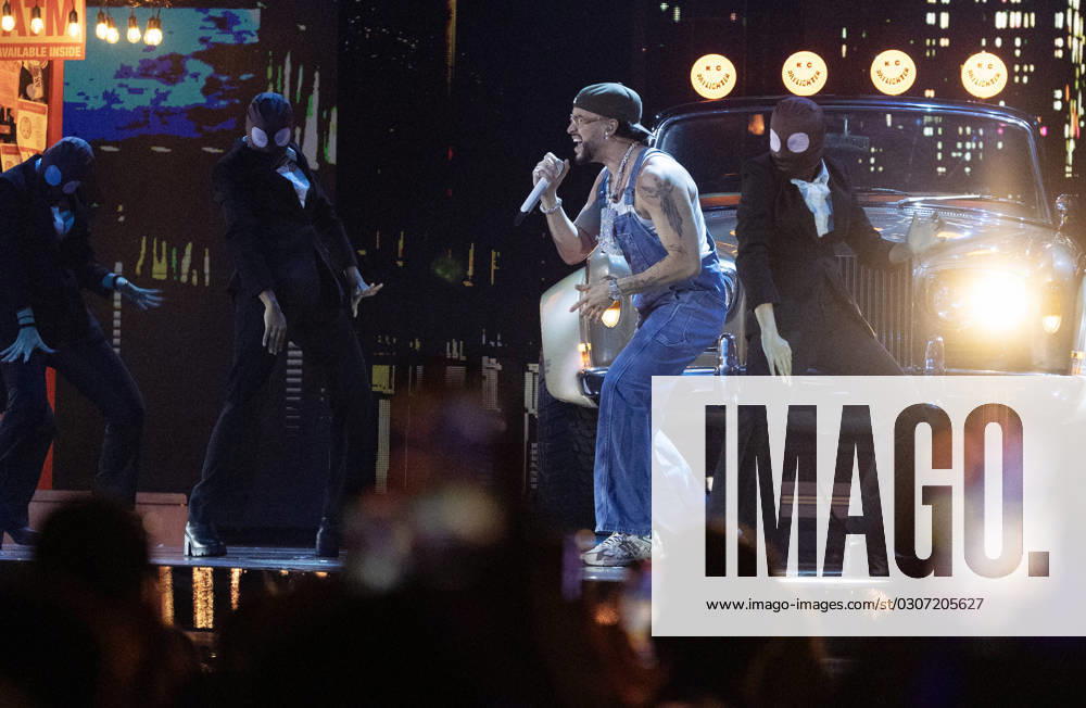 Bad Bunny performs at the 2023 Latin Billboard Music Awards at the University of Miami, Watsco Center, Thursday, October 05, 2023 in Coral Gables, Florida. MIA20231005205 GARYxIxROTHSTEIN