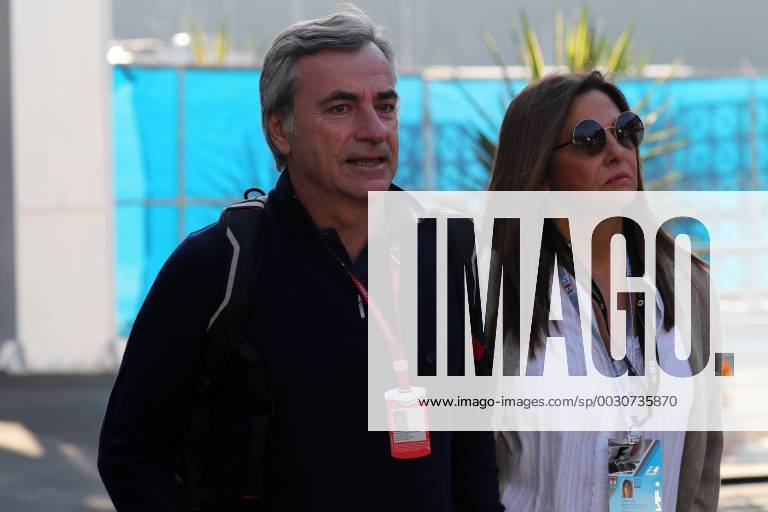 Carlos Sainz (ESP) WRC Motorsport Rallye WM Champion former and his wife Reyes Vazquez de Castro, parents of Carlos Sainz Jr (ESP) Renault F1 Team RS17 Mexican Grand Prix, Mexico City 26 - 29 October 2017 27.10.2017 - Carlos Sainz (ESP) WRC Champion former and his wife Reyes Vazquez de Castro, parents of Carlos Sainz Jr (ESP) Renault Sport F1 Team RS17