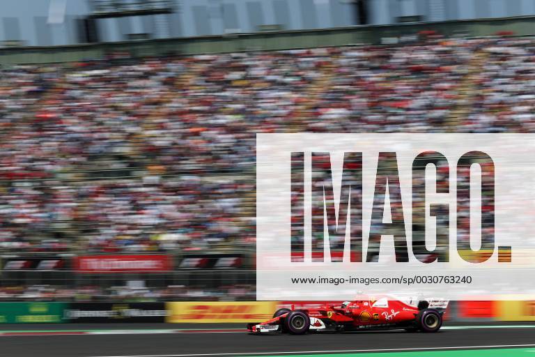 Qualifying, Kimi Raikkonen (FIN) Scuderia Ferrari SF70H Mexican Grand Prix, Mexico City 26 - 29 October 2017 28.10.2017 - Qualifying, Kimi Raikkonen (FIN) Scuderia Ferrari SF70H