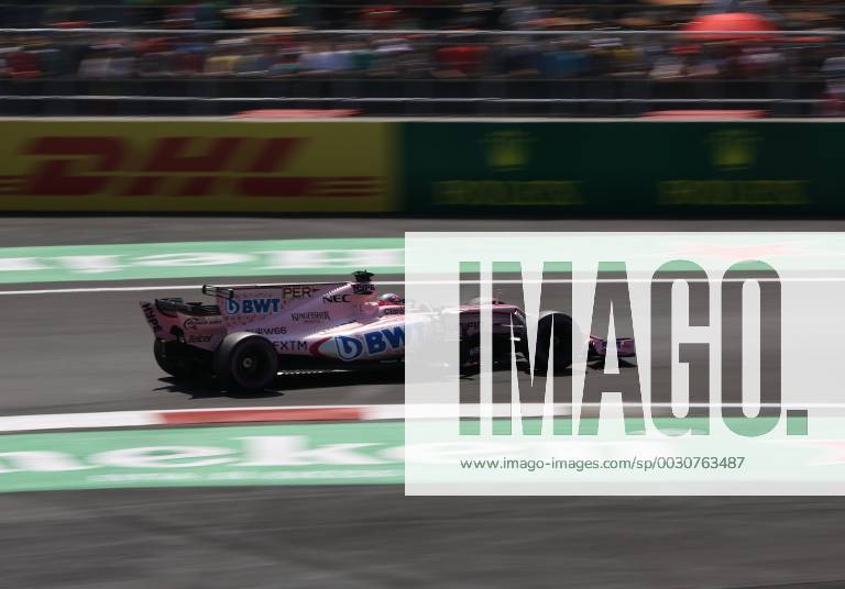 French Formula One driver Esteban Ocon of Force India during the qualification of the Formula One Mexico s Grand Prix at the Hermanos Rodriguez racetrack, in Mexico City, Mexico, 28 October 2017. Mexico s Formula One Grand Prix takes place on 29 October 2017. Mexico Formula One Grand Prix !ACHTUNG: NUR REDAKTIONELLE NUTZUNG!