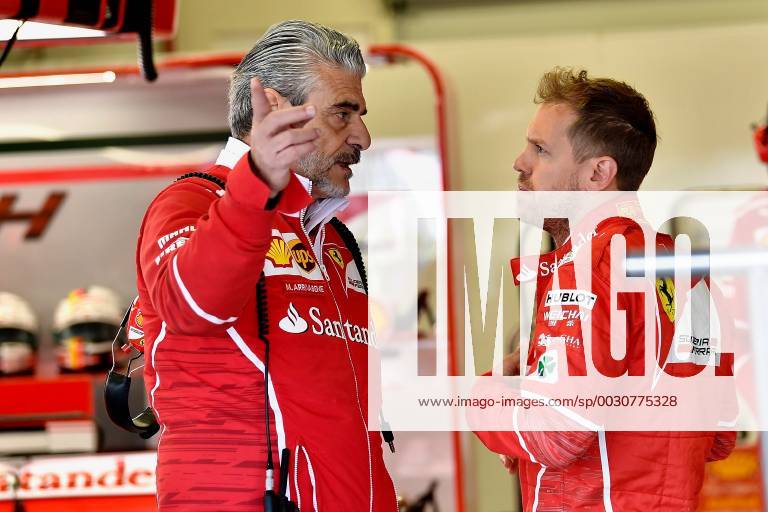 Maurizio Arrivabene Ferrari Team Principal Sebastian Vettel Scuderia Ferrari formula 1 GP Mexico Mexico City 28 10 2017 Photo mspb Jerry Andre Maurizio Arrivabene Sebastian Vettel formula 1 GP Mexico