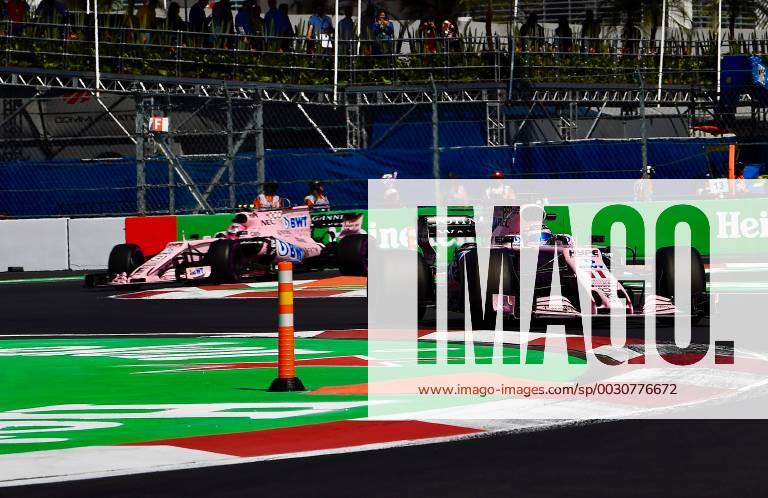 Sergio Perez Esteban Ocon Sahara Force India F1 Formula 1 GP Mexico Mexico City 28 10 2017 Photo mspb Jerry Andre Sergio Perez Esteban Ocon formula 1 GP Mexico