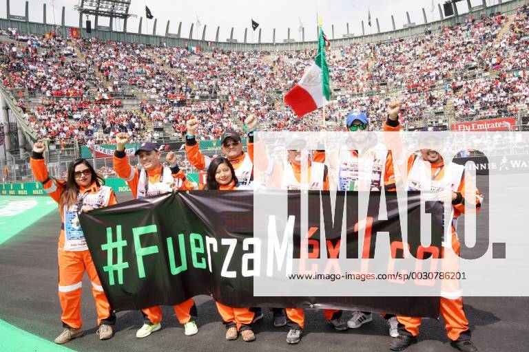 Formel 1, GP Mexiko, vor dem Start 29.10.2017 - Marshals Mexican Grand Prix, Mexico City 26 - 29 October 2017 29.10.2017 - Marshals