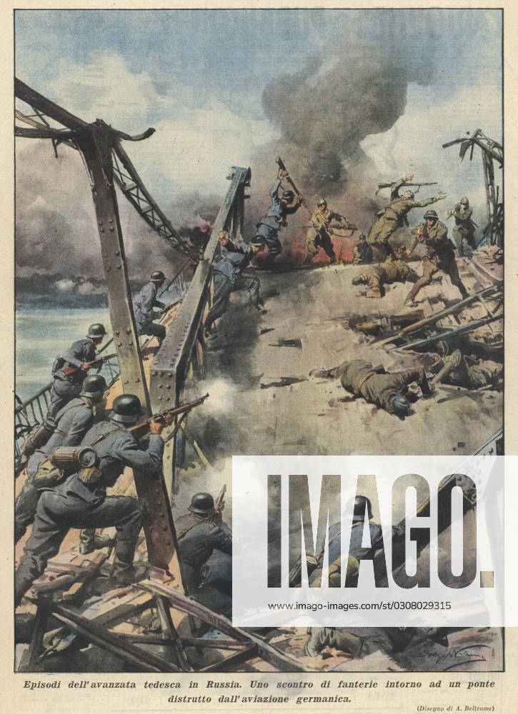 FIGHTING FOR A BRIDGE As the Germans advance into Russia, the Red Army resists them every step of the way : the Germans take this bridge, but only after dealing with fierce opposition Date: June 1941