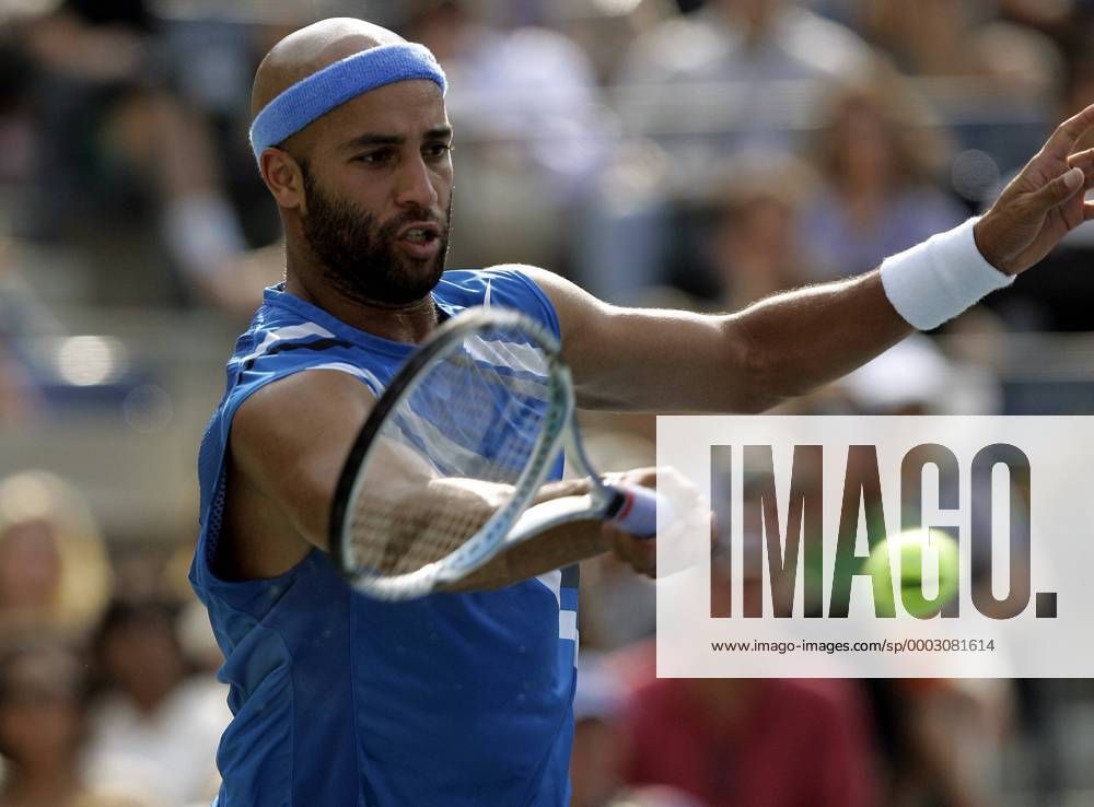 James Blake (USA) Tennis Herren US Open 2007, Grand Slam, ATP Tour Einzelbild Flushing Meadow New York, NY, N Y Dynamik, Tennis Herren US Open 2007, Grand Slam, ATP Tour Einzelbild Flushing Meadow New York, NY, N Y Dynamik,
