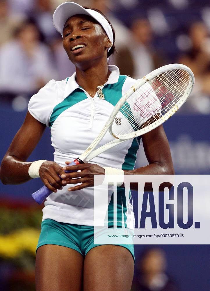 Venus Williams (USA) enttäuscht - (NYP200709051144) Tennis Damen US Open 2007, Grand Slam, WTA Tour Einzelbild Flushing Meadow New York, NY, N Y Tennis Damen US Open 2007, Grand Slam, WTA Tour Einzelbild Flushing Meadow New York, NY, N Y