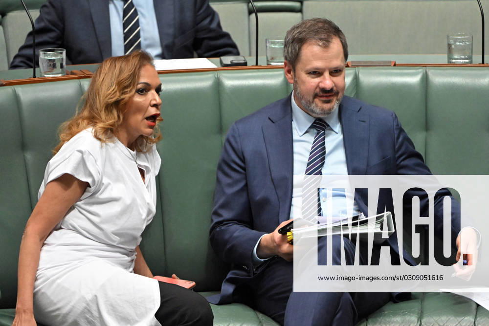 QUESTION TIME, Treasurer Jim Chalmers and Minister for Industry Ed Husic during Question Time in the House of Representatives at Parliament House in Canberra, Wednesday, October 18, 2023. ( NO ARCHIVING, , NO USE IN BOOKS WITHOUT CONSENT CANBERRA AUSTRALIAN CAPITAL TERRITORY AUSTRALIA