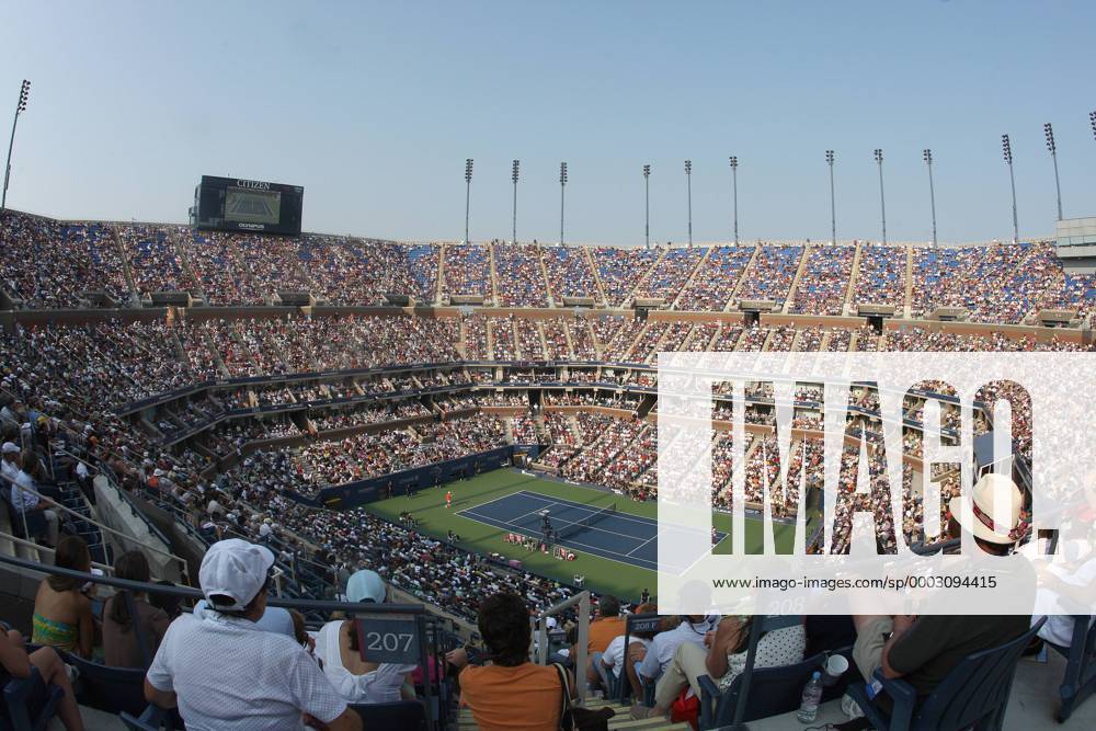 Centre Court des Arthur Ashe Stadiums in New York Tennis Damen US Open 2007, Grand Slam, WTA Tour Totale Flushing Meadow, Arthur Ashe Stadium New York, NY, N Y Tennis Damen US Open 2007, Grand Slam, WTA Tour Totale Flushing Meadow, Arthur Ashe Stadium New York, NY, N Y