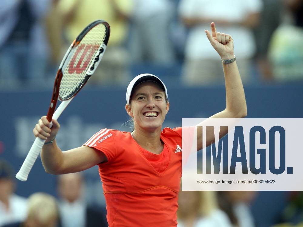 Justine Henin (Belgien) jubelt Tennis Damen US Open 2007, Grand Slam, WTA Tour, Einzelbild Flushing Meadow New York, NY, N Y Freude, Tennis Damen US Open 2007, Grand Slam, WTA Tour, Einzelbild Flushing Meadow New York, NY, N Y Freude,