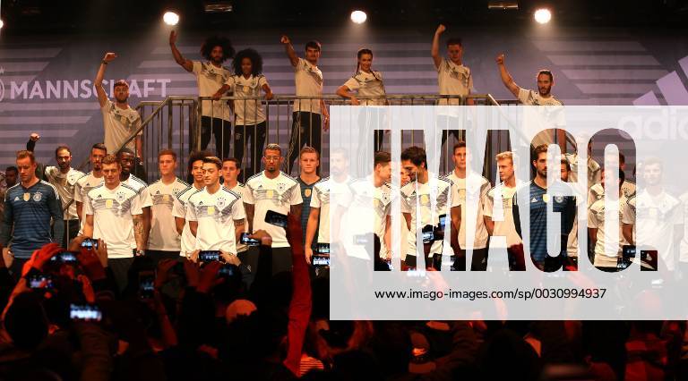 DFB and the team present World Cup jersey 2018 in THE BASE in Berlin 07 11 17 DFB and The team present World Cup jersey 2018