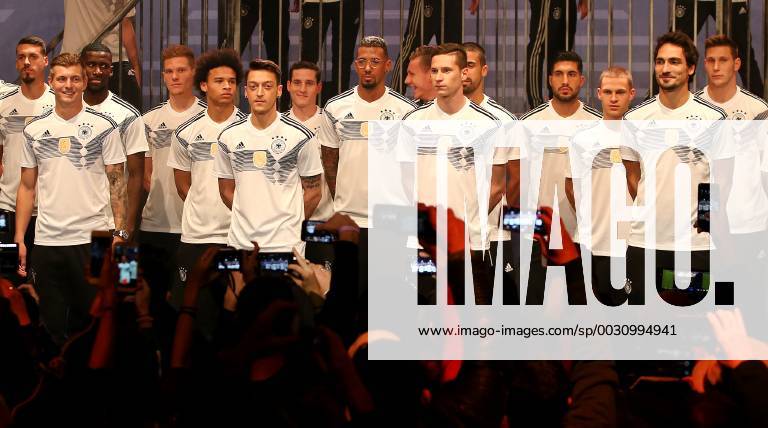 DFB and the team present World Cup jersey 2018 in THE BASE in Berlin 07 11 17 DFB and The team present World Cup jersey 2018