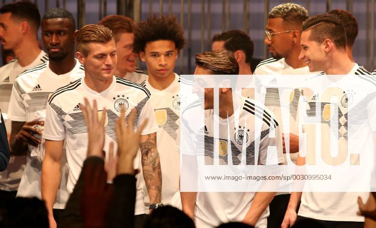 DFB and the team present World Cup jersey 2018 in THE BASE in Berlin 07 11 17 DFB and The team present World Cup jersey 2018