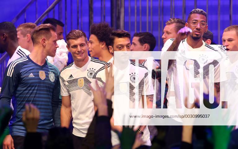 DFB and the team present World Cup jersey 2018 in THE BASE in Berlin 07 11 17 DFB and The team present World Cup jersey 2018