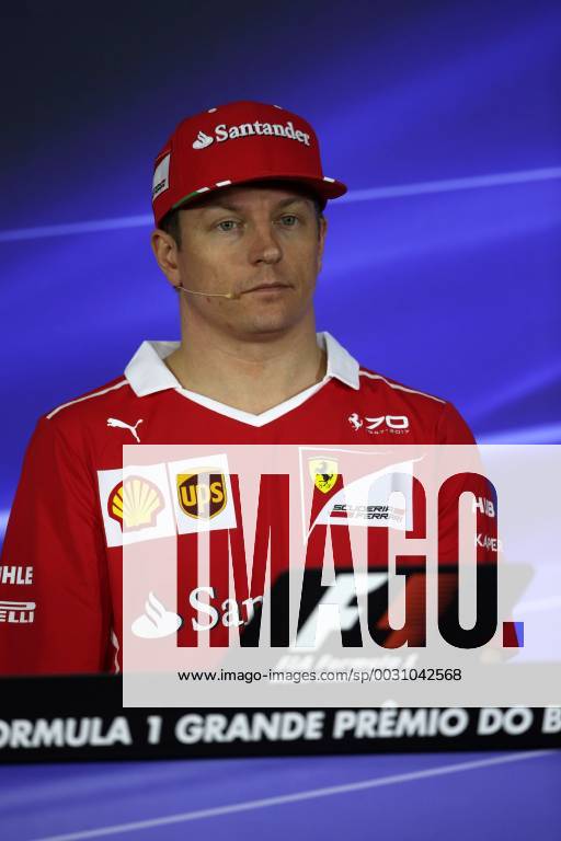 Kimi Raikkonen (FIN) Scuderia Ferrari SF70H Brazilian Grand Prix, Sao Paulo, Interlagos 9 - 12 November 2017 09.11.2017 - Kimi Raikkonen (FIN) Scuderia Ferrari SF70H